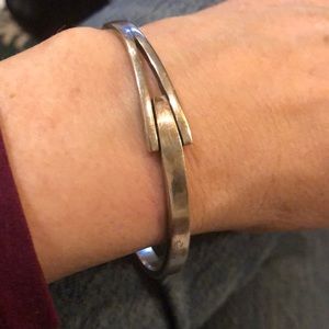 Vintage Sterling silver bangle bracelet